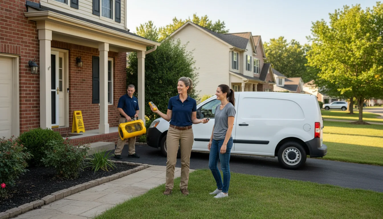 Water restoration image for Dehumidification And Cleanup Services in Princeton, WI